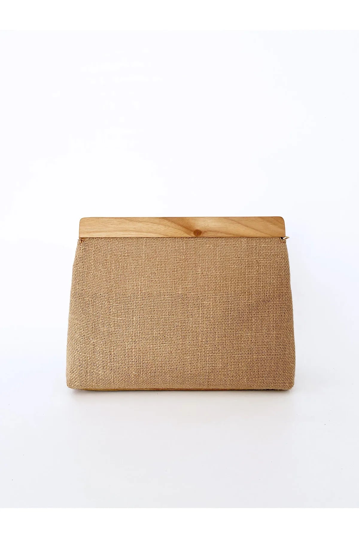 Wooden Jute Straw Clutch clutch LUNARITY GARAGE