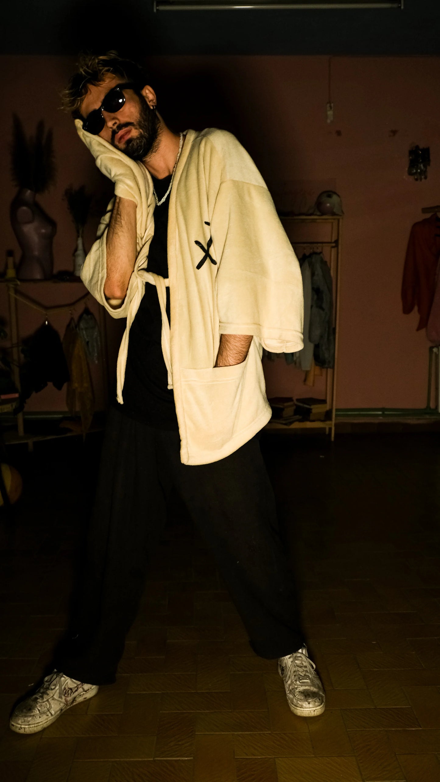 Sagittarius Polar Fleece Handmade Kimono kimono LUNARITY GARAGE
