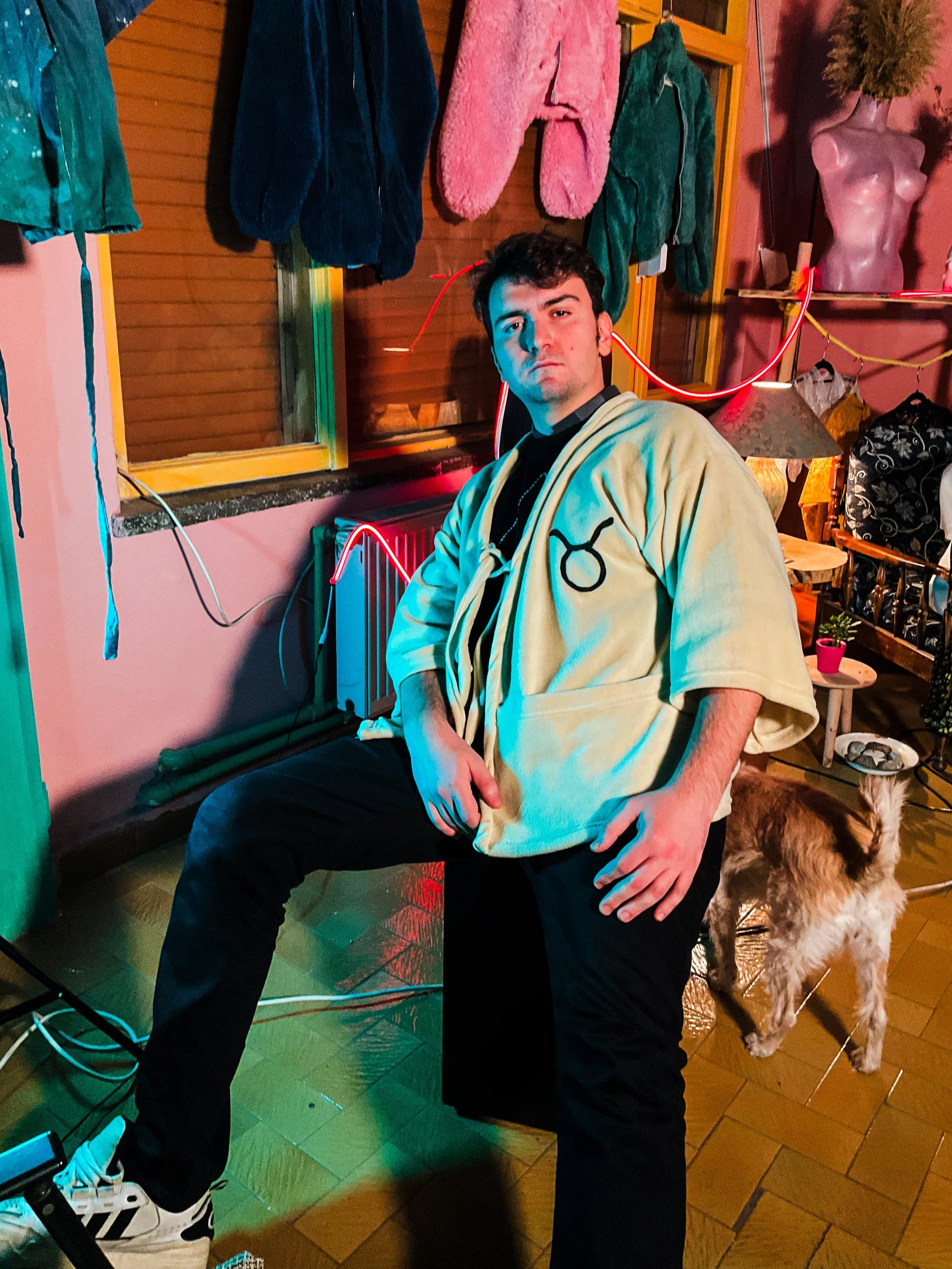 Taurus Astrology Special Handmade Fleece Kimono kimono LUNARITY GARAGE