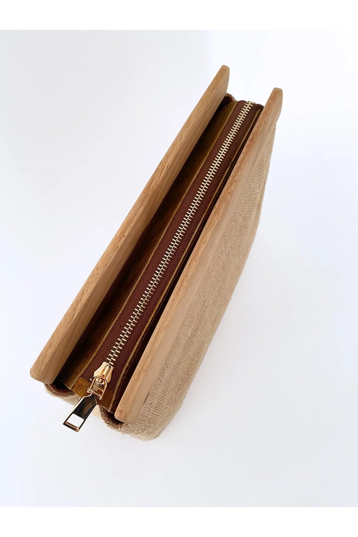 Wooden Jute Straw Clutch clutch LUNARITY GARAGE