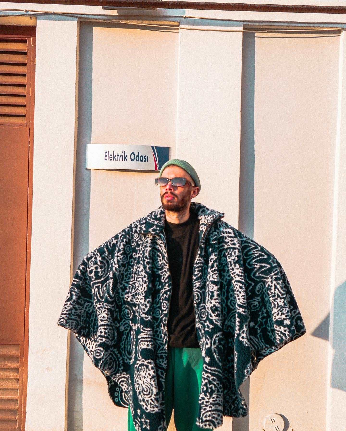 I'm Flying Plush Fabric Poncho poncho LUNARITY GARAGE