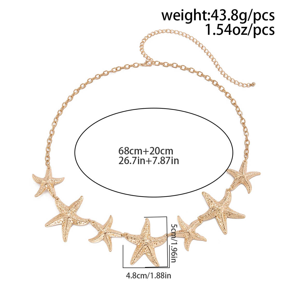 Ocean Style Summer Beach Body Jewelry waist chain LUNARITY GARAGE