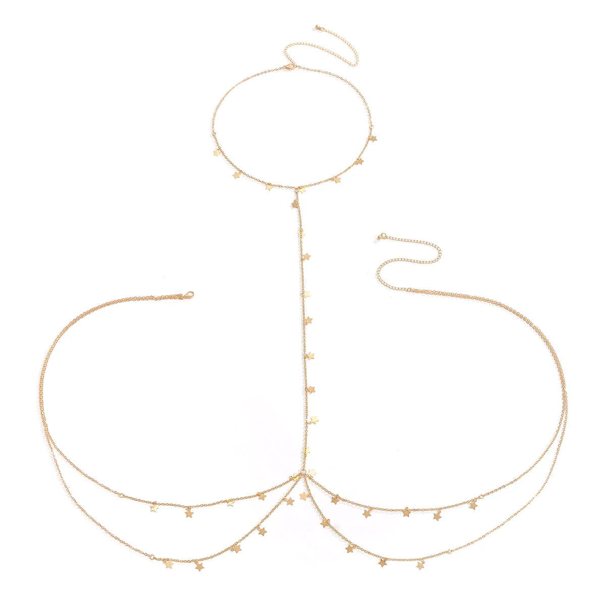 Cross Chest Waist Body Chain Body Jewelry LUNARITY GARAGE