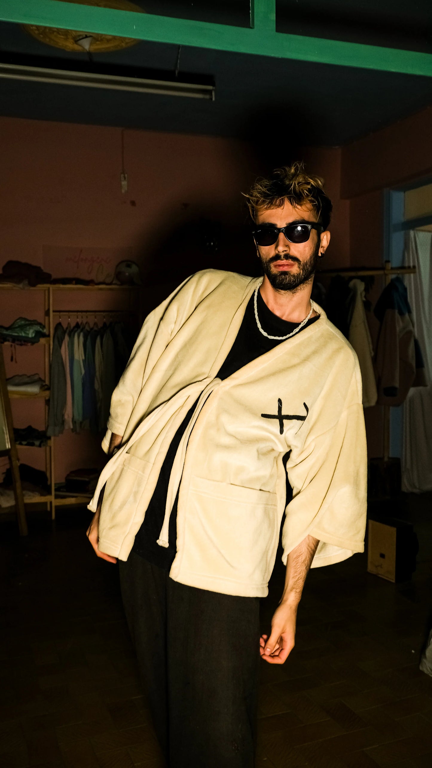 Sagittarius Polar Fleece Handmade Kimono kimono LUNARITY GARAGE