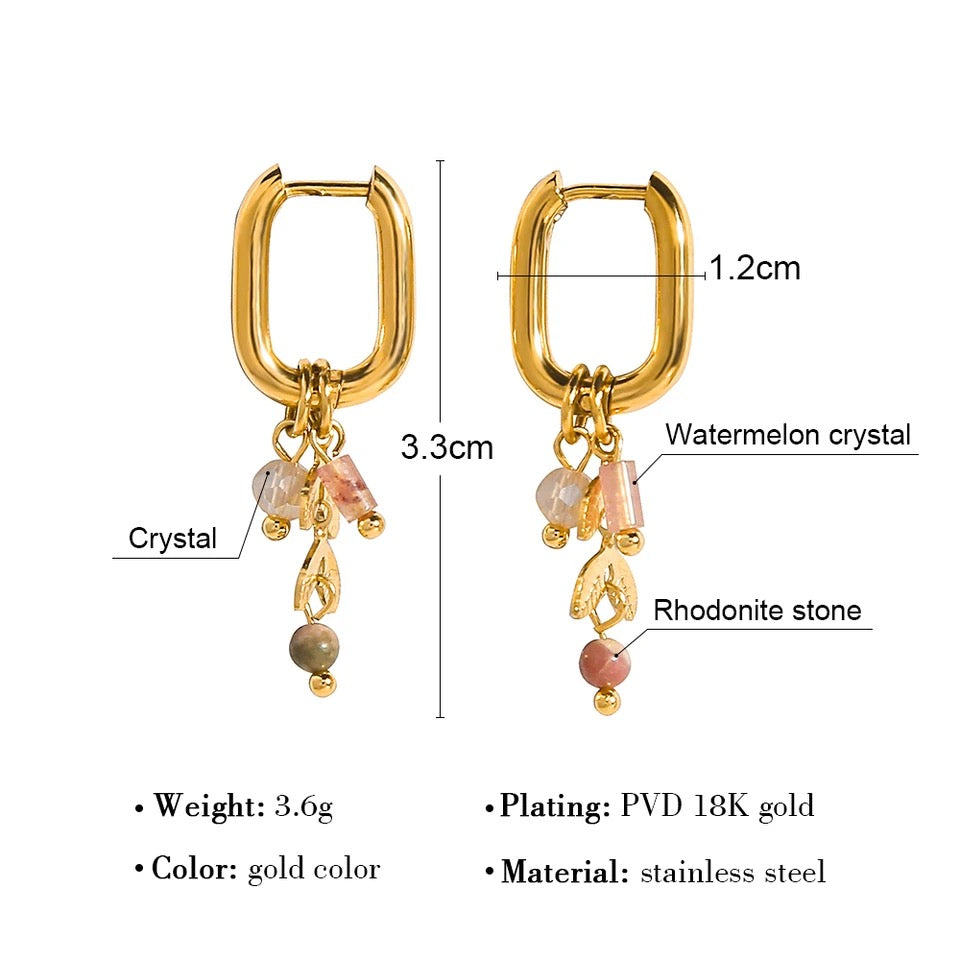 Touch of Pink Dreams earrings LUNARITY GARAGE