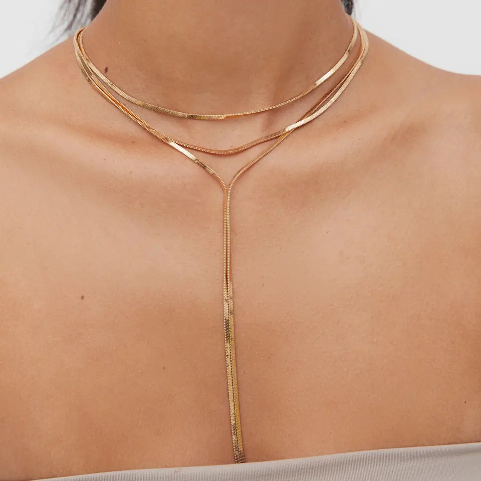 Triple Threat Charm Necklace necklaces LUNARITY GARAGE Gold