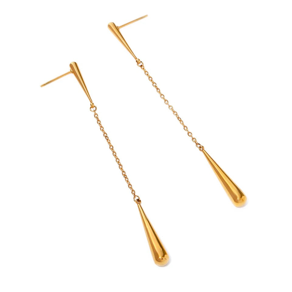 Teardrop Minimalist Earrings earrings LUNARITY GARAGE