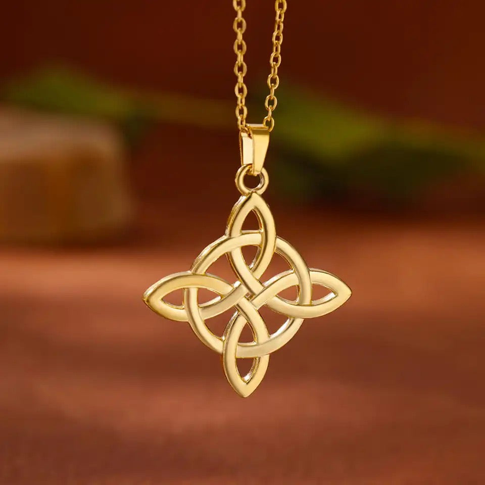 Vintage Witch Knot Necklace necklaces LUNARITY GARAGE