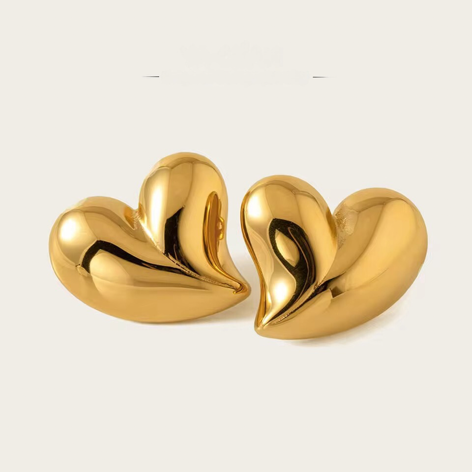 Minimalist Uneven Hearts Earrings earrings LUNARITY GARAGE