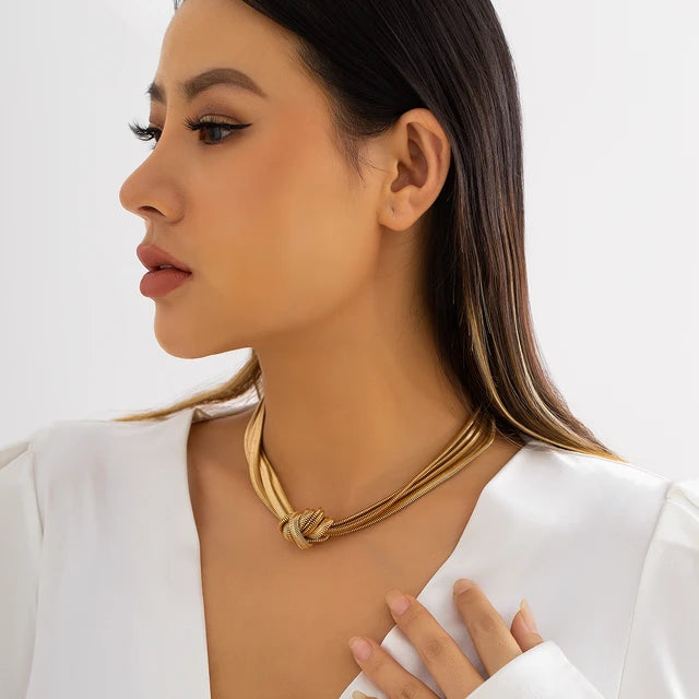 Snake Chain Creatively Clavicle Necklace necklaces LUNARITY GARAGE