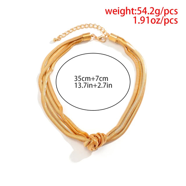 Snake Chain Creatively Clavicle Necklace necklaces LUNARITY GARAGE