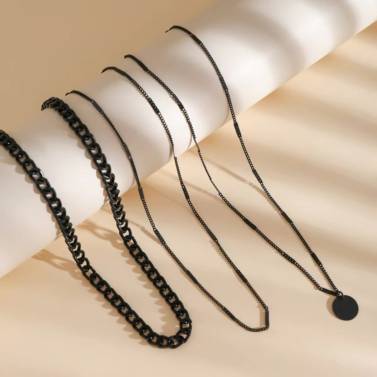 Minimalist Bohemian Metal Circle Pendant Necklace necklaces LUNARITY GARAGE