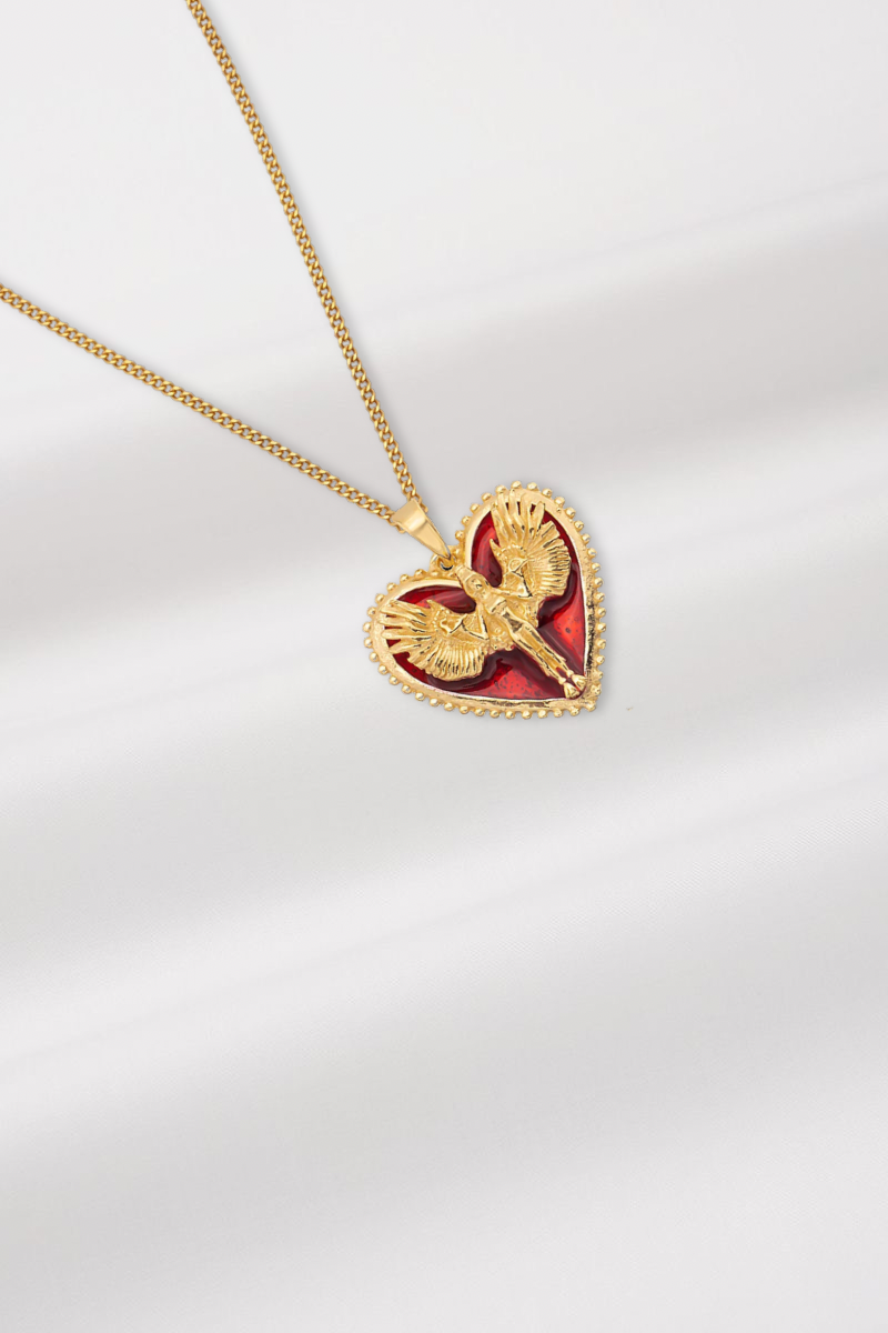 Inanna Necklace - Red necklaces LUNARITY GARAGE
