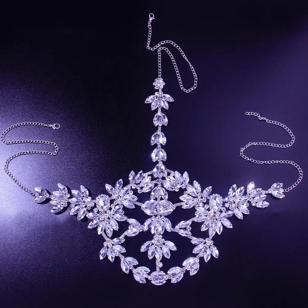 Mystic Crystal Flower Rhinestone Mask Masks Lunarity Garage