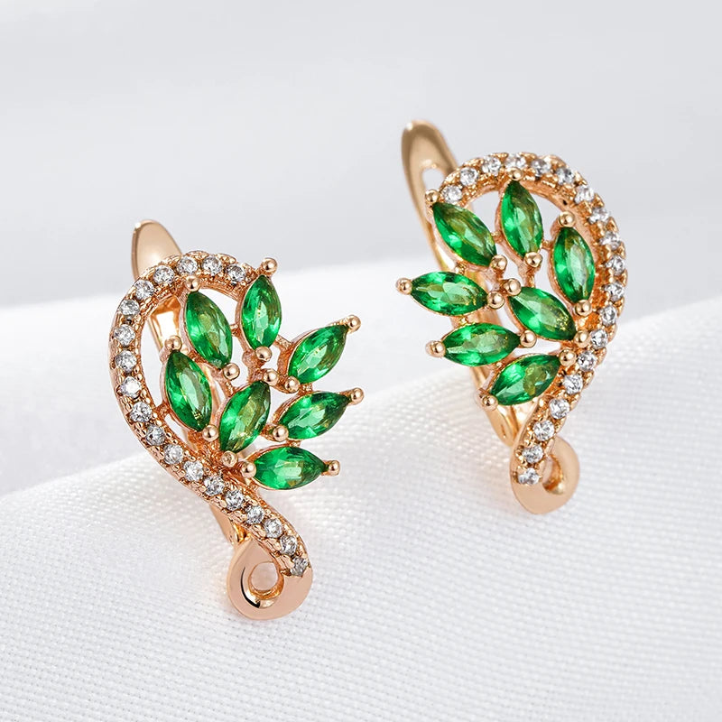 Radiant Green Zircon Rose Gold Pendant Necklace Necklace LUNARITY GARAGE