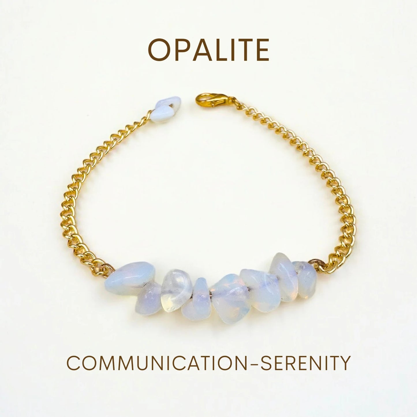 Handmade Opalite Bracelet gemstone bracelet LUNARITY GARAGE