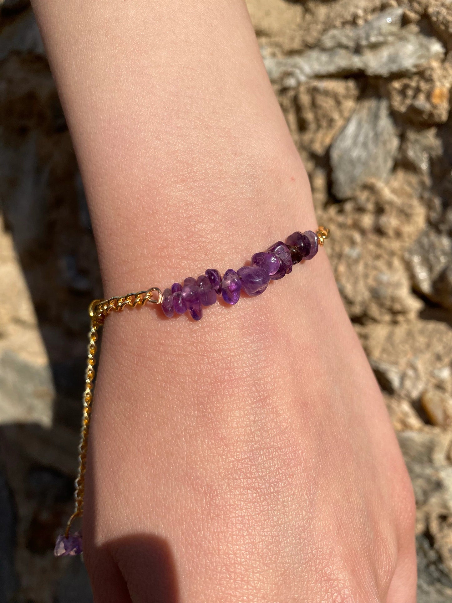 Handmade Amethyst Bracelet gemstone bracelet LUNARITY GARAGE