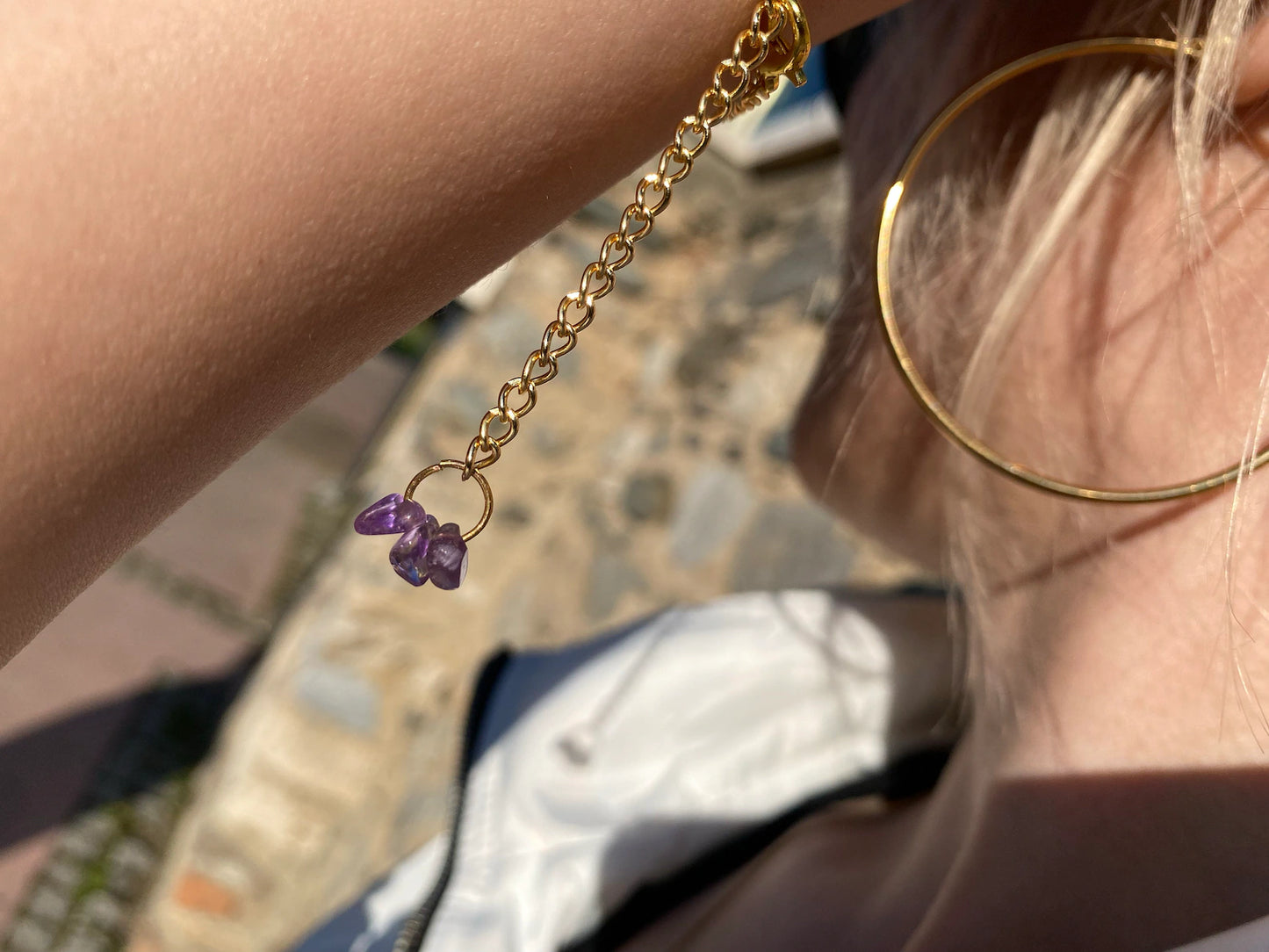 Handmade Amethyst Bracelet gemstone bracelet LUNARITY GARAGE