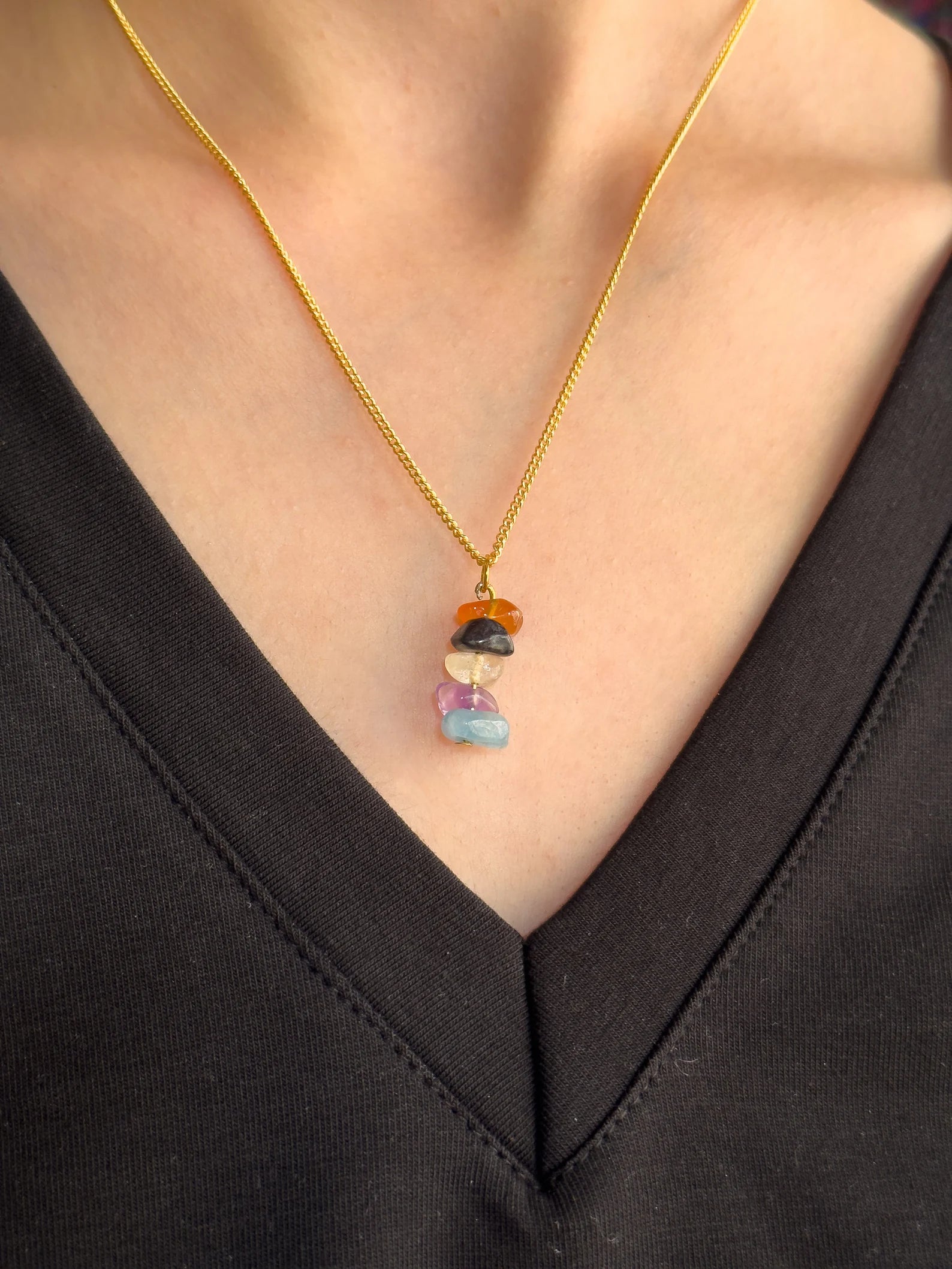 Aries Zodiac Minimalist Necklace necklaces LUNARITY GARAGE