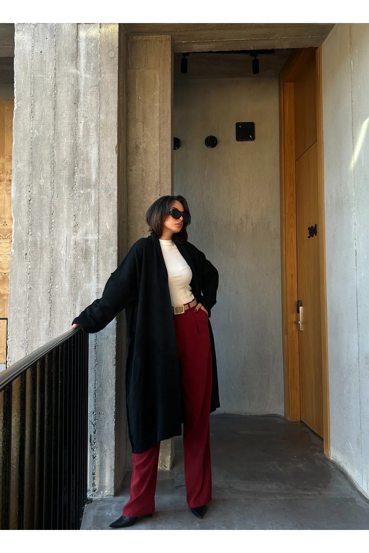 Oversized Gray Cardigan cardigan LunarityGarage