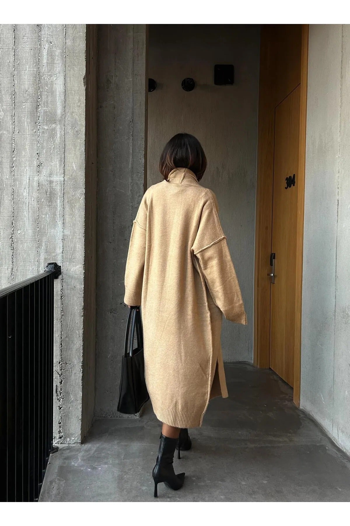 Oversized Gray Cardigan cardigan LunarityGarage