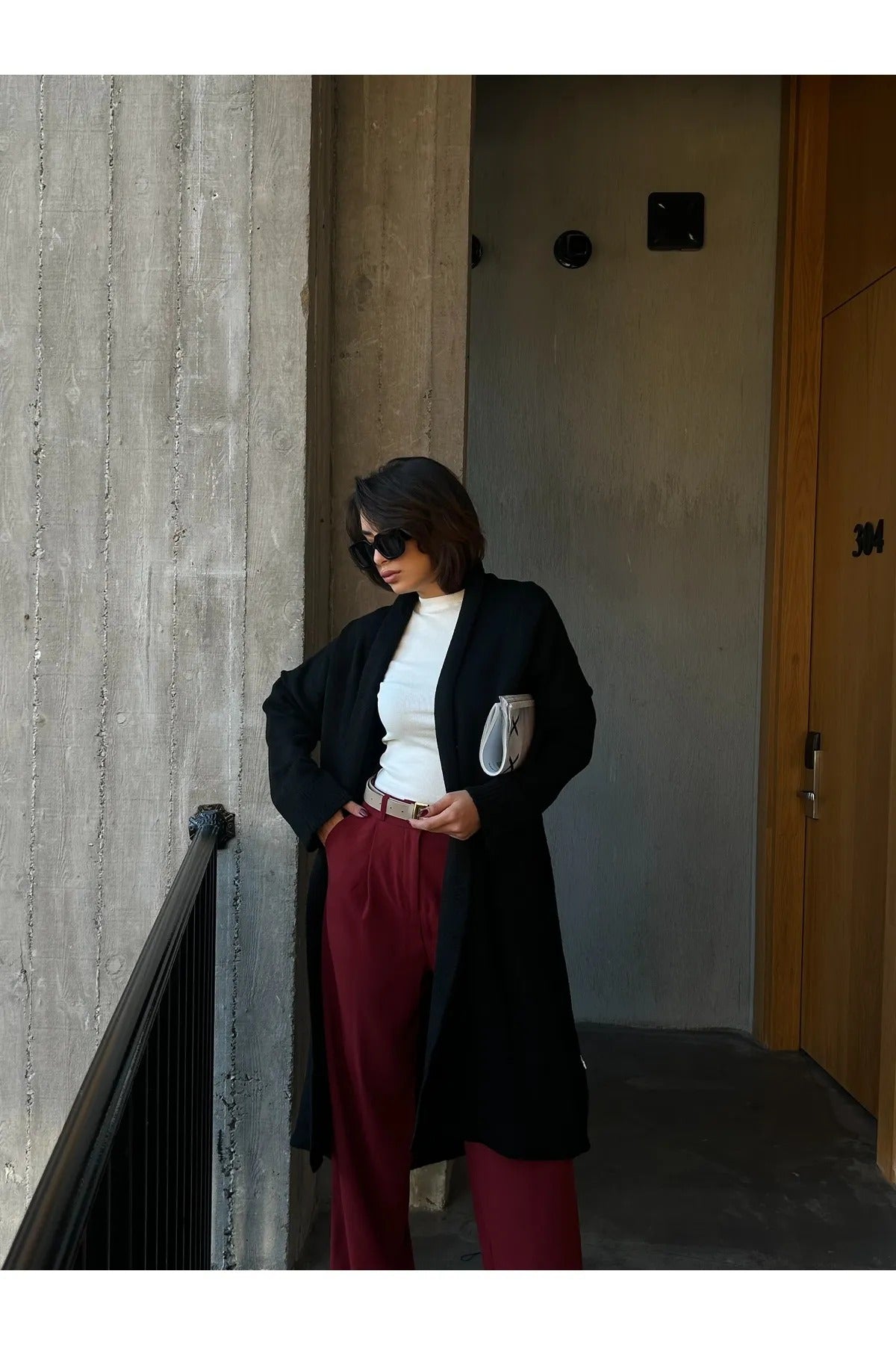 Oversized Gray Cardigan cardigan LunarityGarage