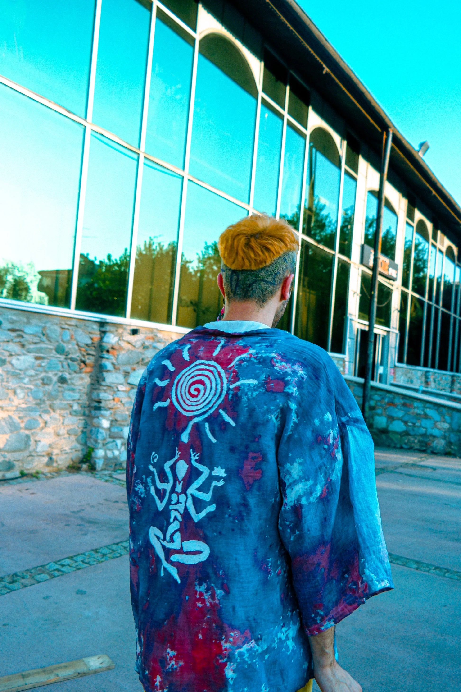 Tie-Dye Muslin Kimono kimono LUNARITY GARAGE