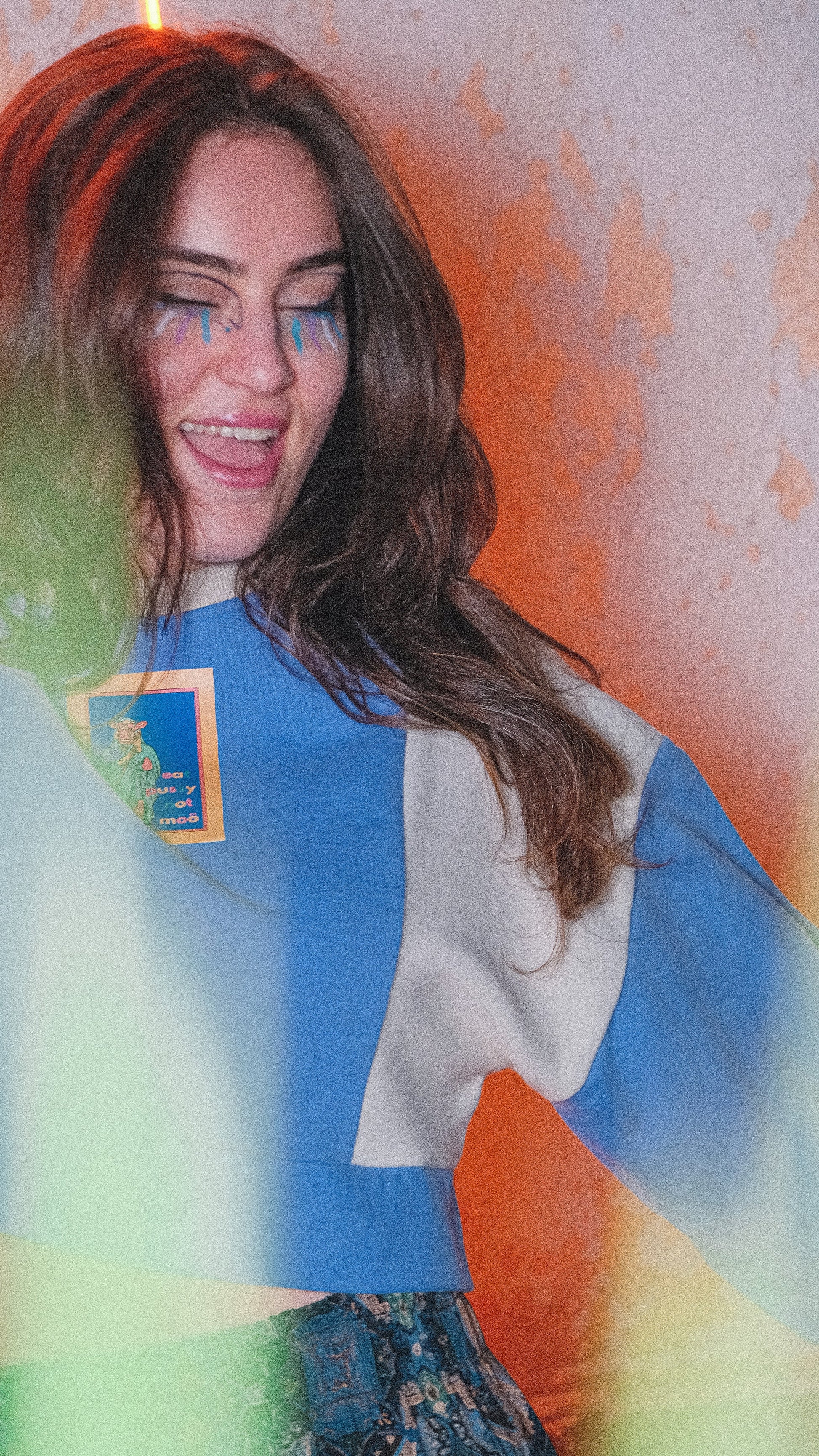 Crop Lila Sweatshirt sweatshirt LUNARITY GARAGE