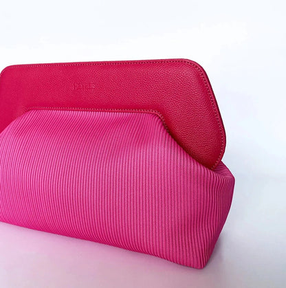 Pink Large Clutch Handbag handbag LUNARITY GARAGE   