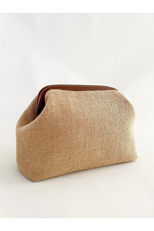 Jute Straw Clutch Bag clutch LUNARITY GARAGE   