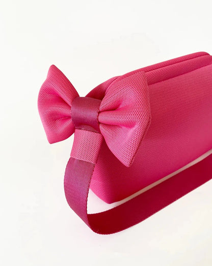 The Pink Bow Shoulder and Hand Bag handbags LUNARITY GARAGE   