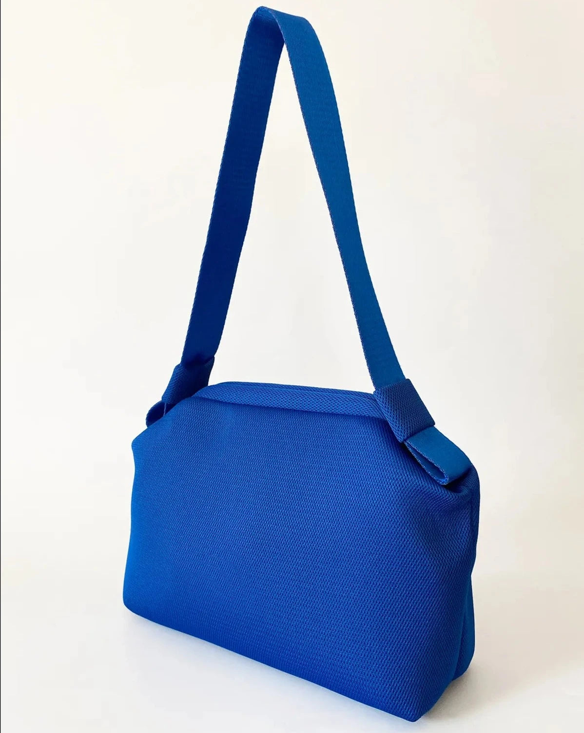 Blue Bow Detail Detachable Strap Handbag handbags LUNARITY GARAGE   