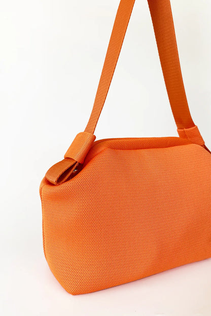 The Orange Bow Shoulder and Hand Bag handbag LUNARITY GARAGE   