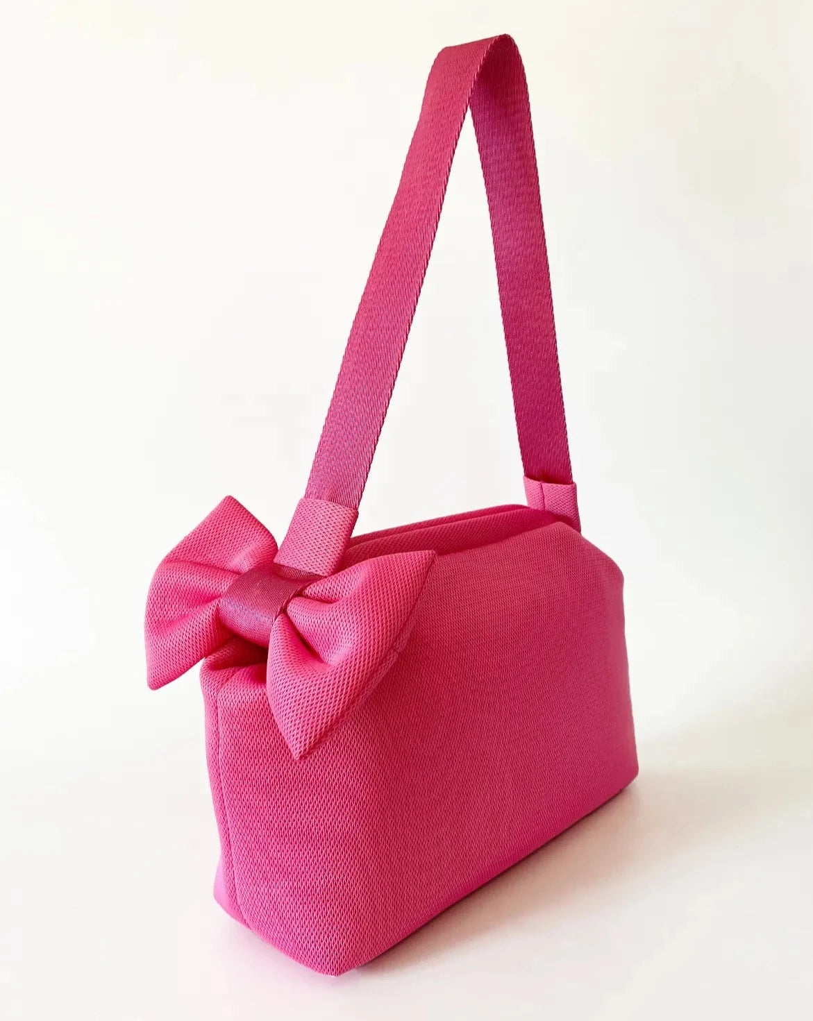 The Pink Bow Shoulder and Hand Bag handbags LUNARITY GARAGE   