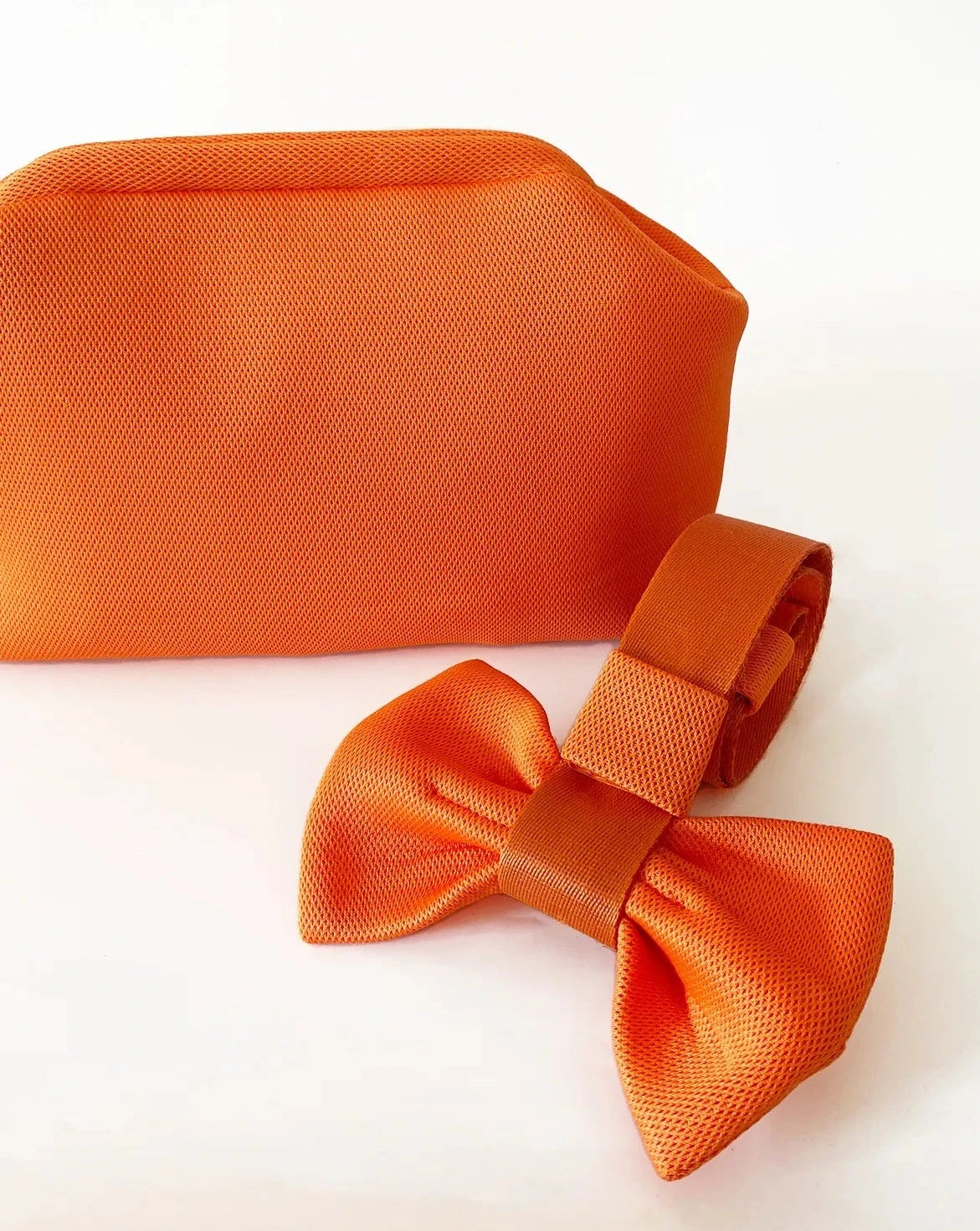 The Orange Bow Shoulder and Hand Bag handbag LUNARITY GARAGE