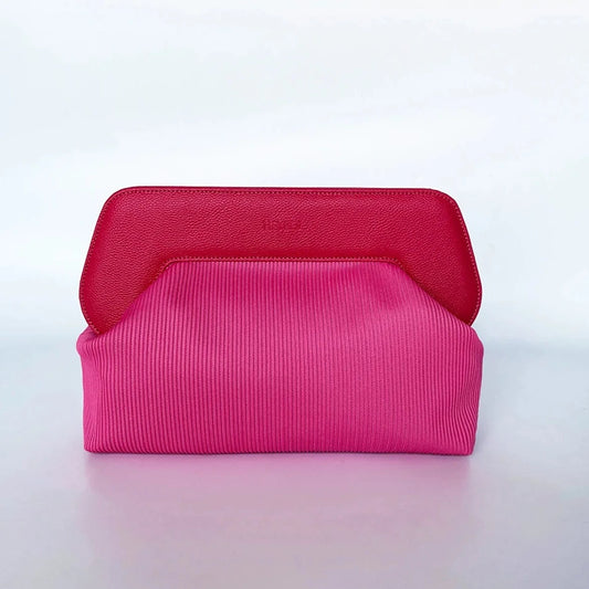 Pink Large Clutch Handbag