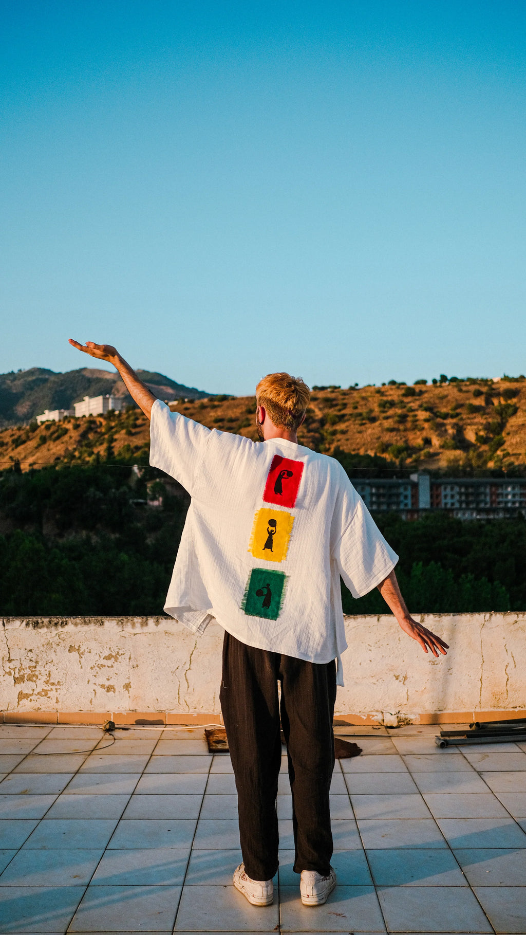 White Ancient Dance Kimono kimono LUNARITY GARAGE X Small  