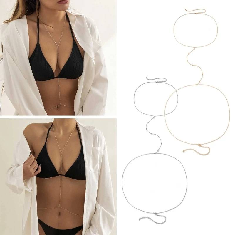 New Alloy Belly Chain - Beach Body Jewelry & Party Waist Necklace Body Jewelery LUNARITY GARAGE   