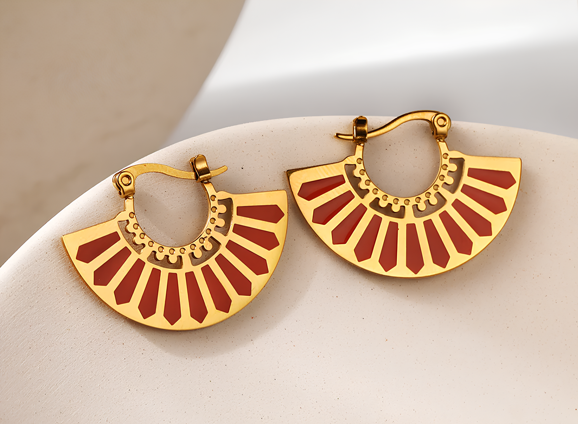 Crimson Cadence Earrings earrings LUNARITY GARAGE