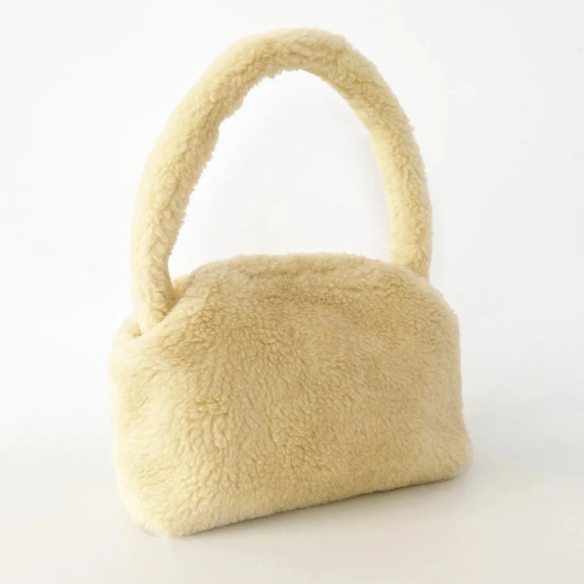 Cream Pelush Bag handbag LUNARITY GARAGE