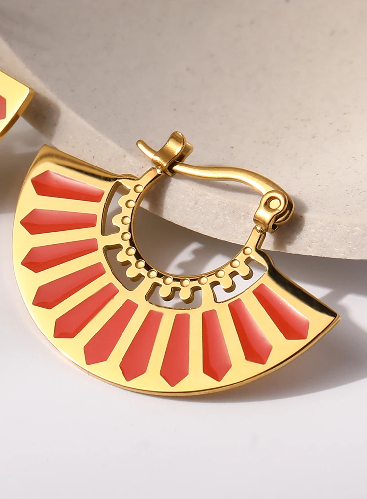 Crimson Cadence Earrings earrings LUNARITY GARAGE