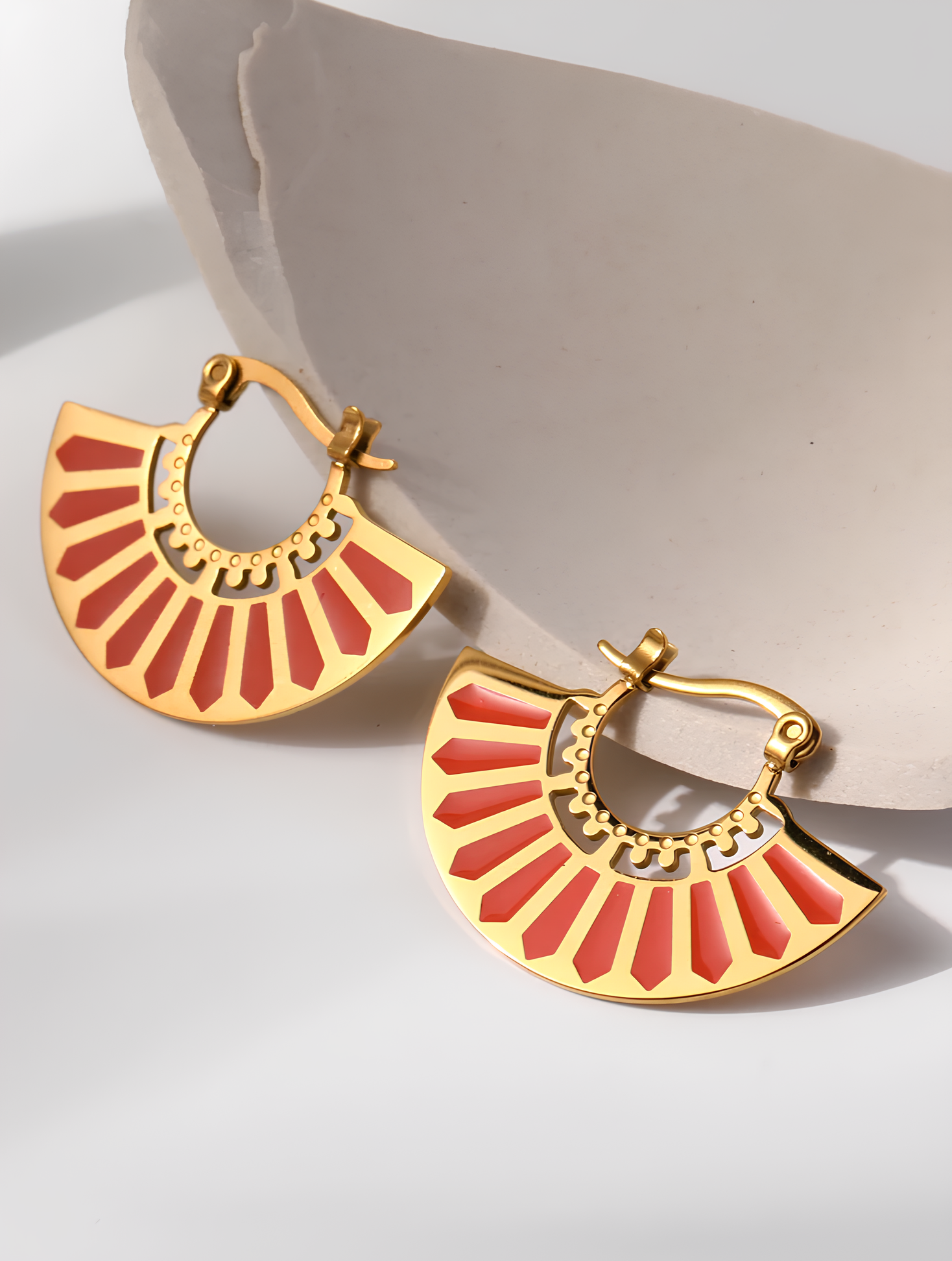 Crimson Cadence Earrings earrings LUNARITY GARAGE