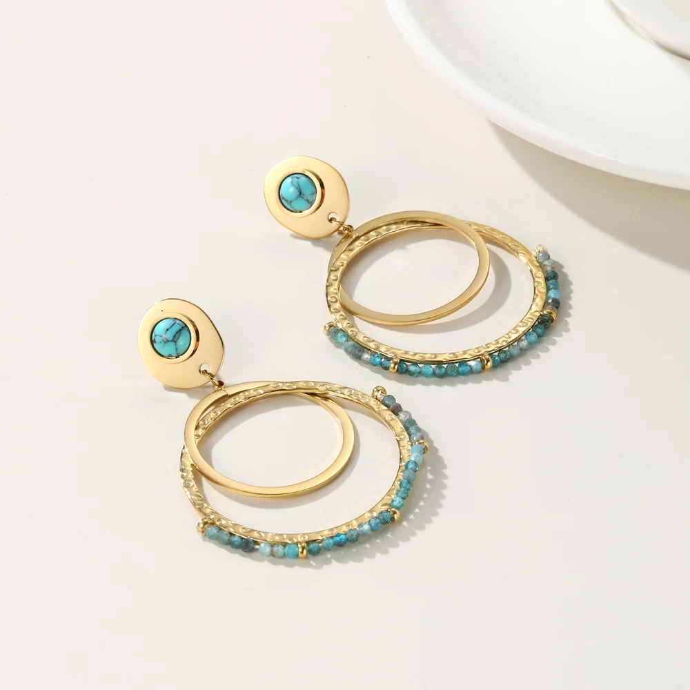 Turquoise Passions Earrings earrings LUNARITY GARAGE   