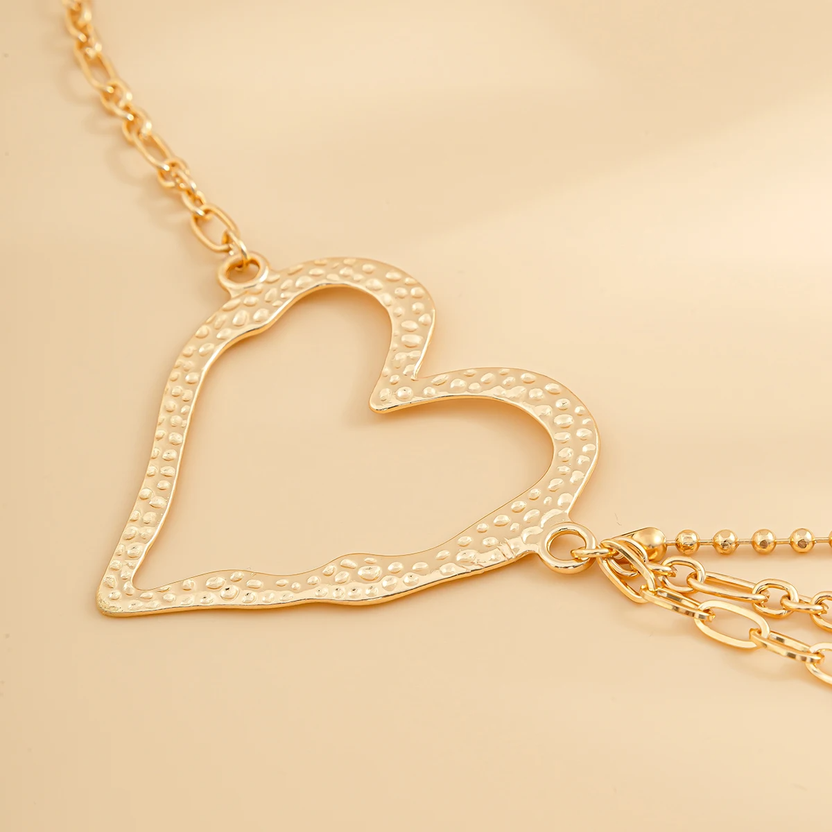 Hollow Gold Love Heart Waist Chain waist chain LUNARITY GARAGE   