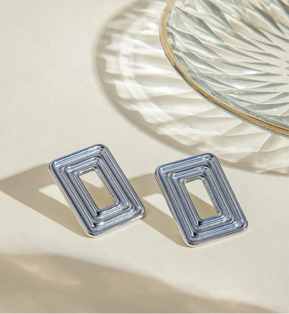 Rectangular Earrings earrings LUNARITY GARAGE   