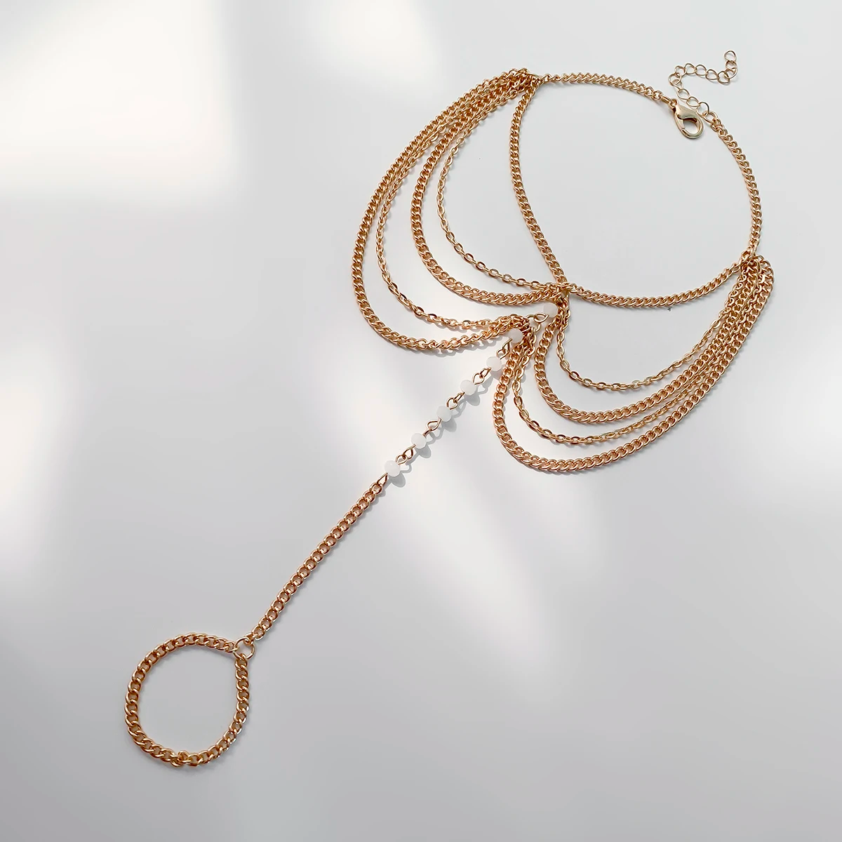 Crystal Beads Foot Anklet Bracelet anklet LUNARITY GARAGE