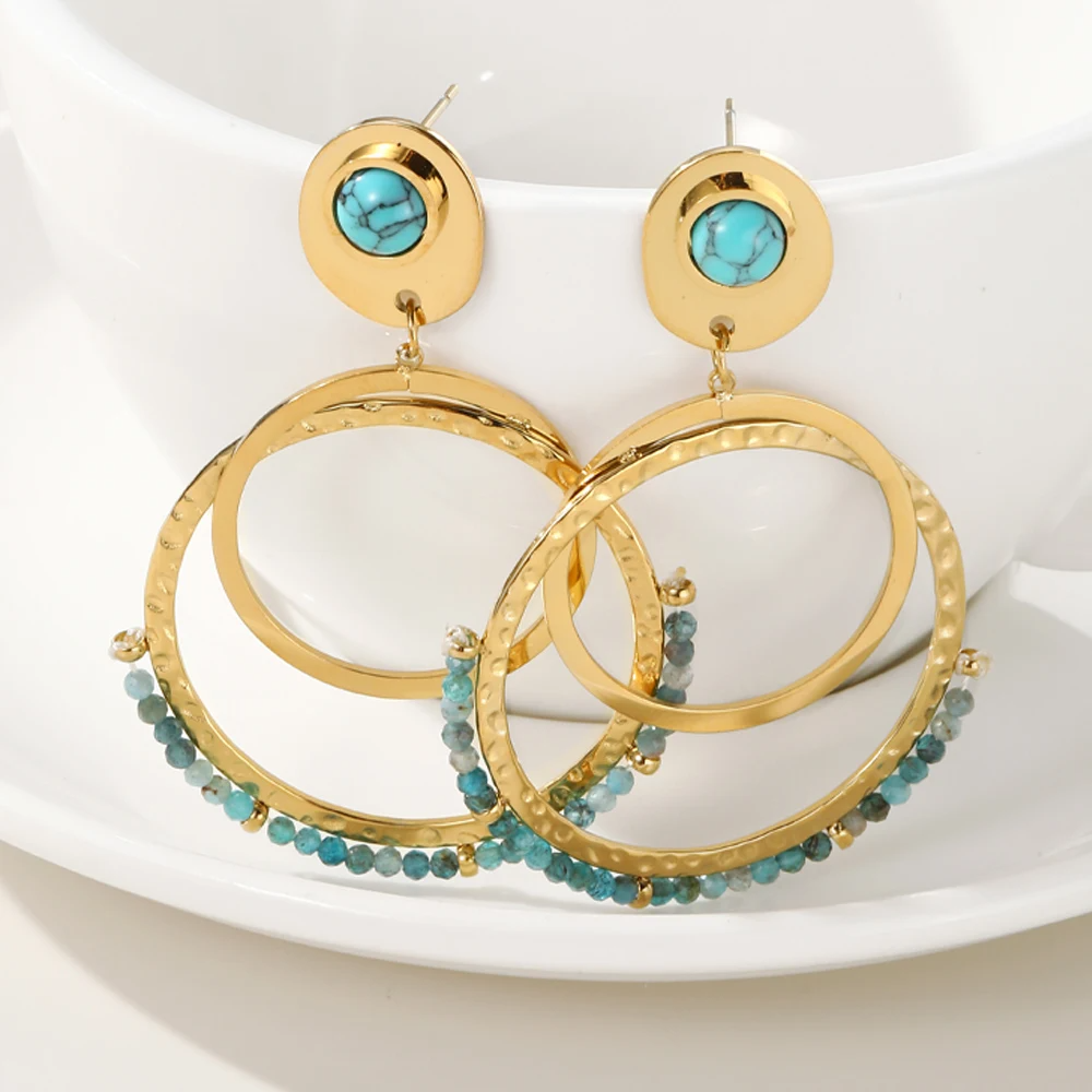 Turquoise Passions Earrings earrings LUNARITY GARAGE   