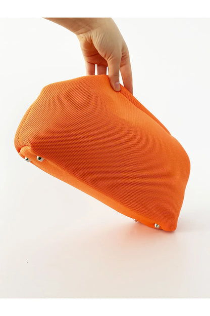 Orange Clutch Bag clutch LUNARITY GARAGE   