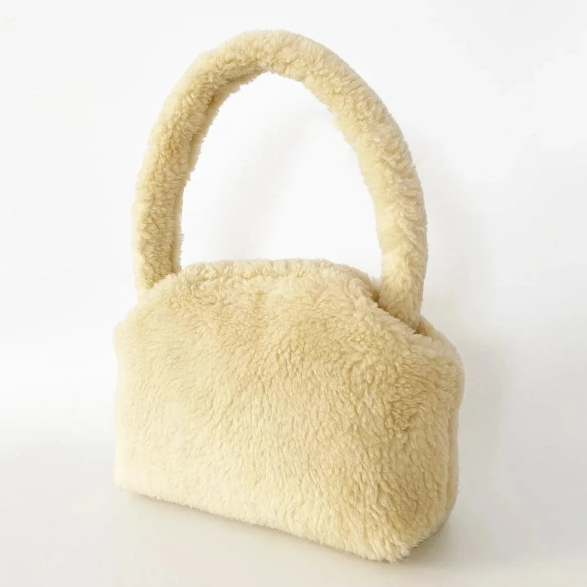 Cream Pelush Bag handbag LUNARITY GARAGE