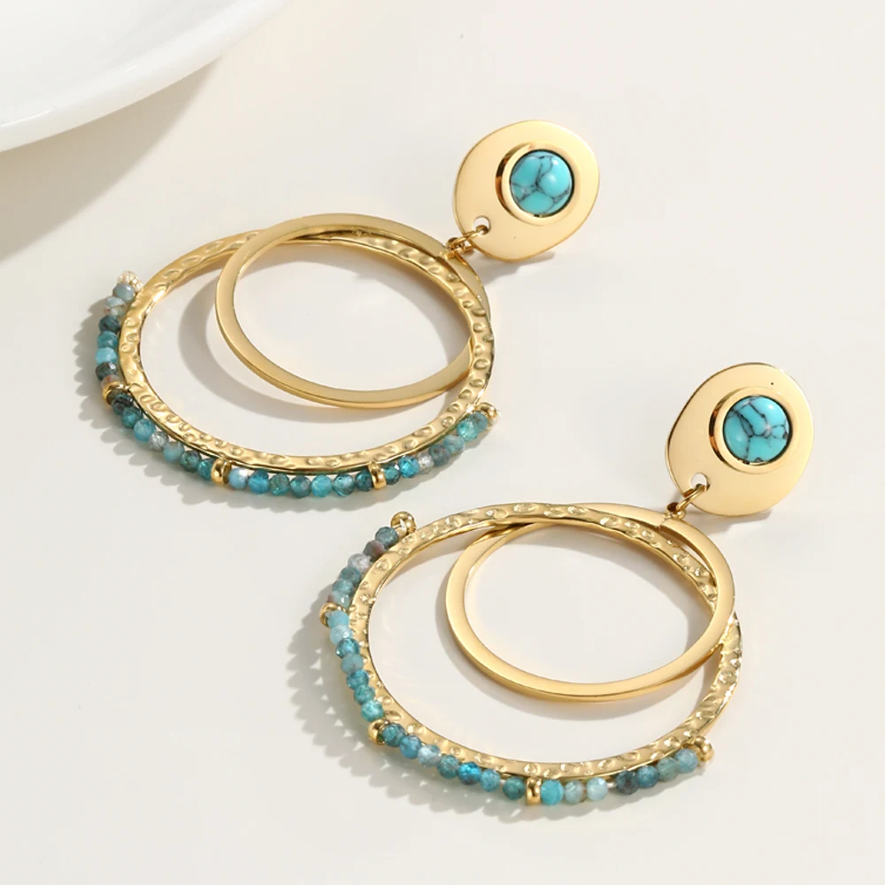 Turquoise Passions Earrings earrings LUNARITY GARAGE   